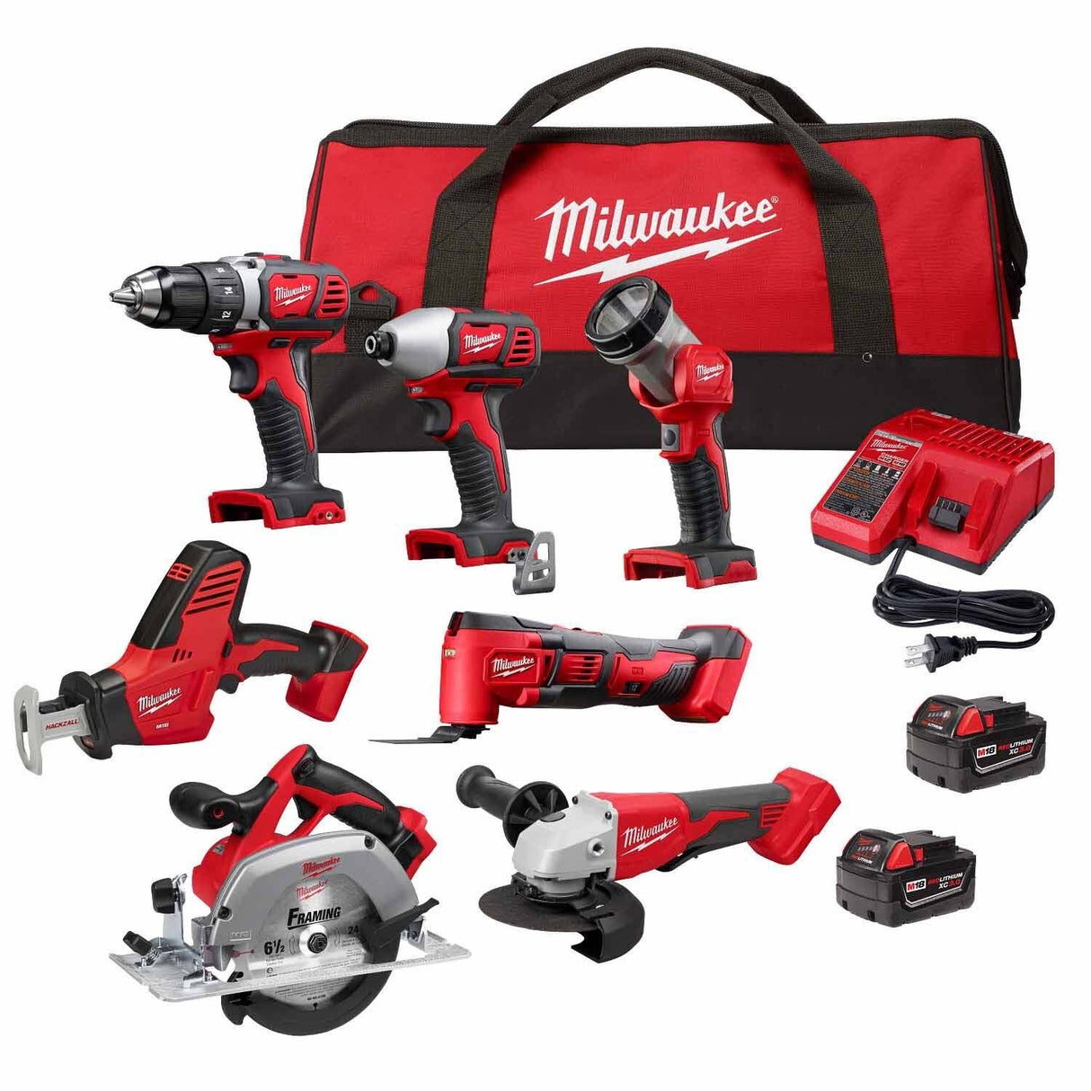 Milwaukee 2695-27SH M18 7-Tool Combo Kit