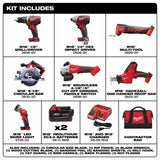 Milwaukee 2695-27SH M18 7-Tool Combo Kit - 2
