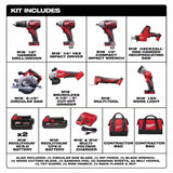 Milwaukee 2696-28 M18 8-Tool Combo Kit - 2