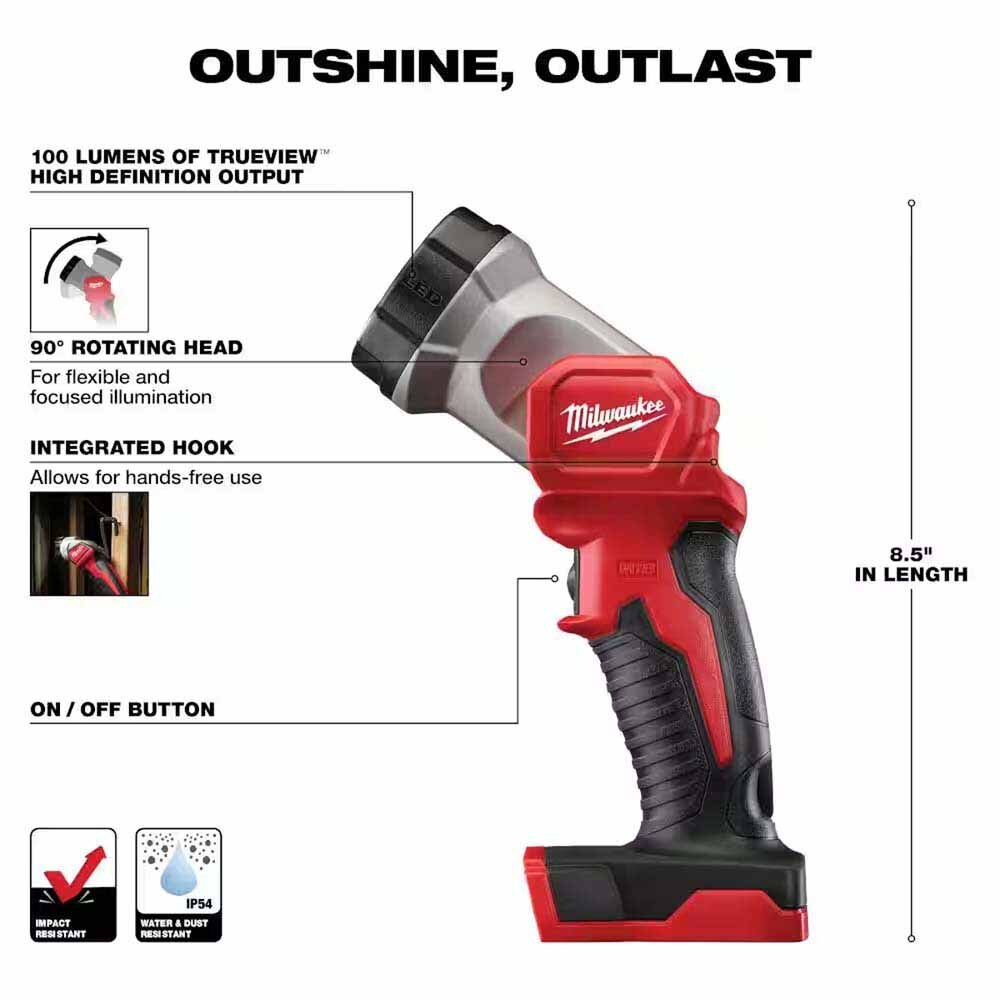 Milwaukee 2696-28 M18 8-Tool Combo Kit - 9