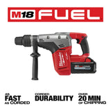 Milwaukee 2717-22HD M18 FUEL 1-9/16" SDS Max Rotary Hammer Kit with 2 Batteries - 4