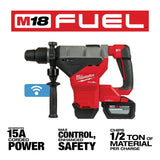 Milwaukee 2718-22HD M18 FUEL 1-3/4" SDS MAX Rotary Hammer ONE KEY Kit 2-Battery - 3