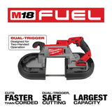 Milwaukee 2729S-20 M18 FUEL Deep Cut Dual-Trigger Band Saw Tool Only - 3