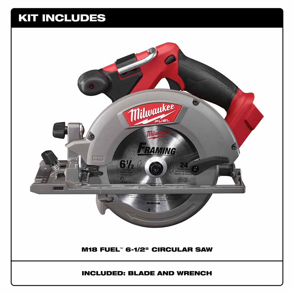 Milwaukee 2730-20 M18 FUEL 6-1/2" Circular Saw Tool Only - 3