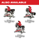 Milwaukee  2733-20 M18 FUEL 7-1/4" Dual Bevel Sliding Compound Miter Saw Bare Tool - 12