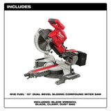 Milwaukee 2734-80 M18 FUEL Dual Bevel Sliding Compound Miter Saw Bare Tool (Reconditioned) - 2
