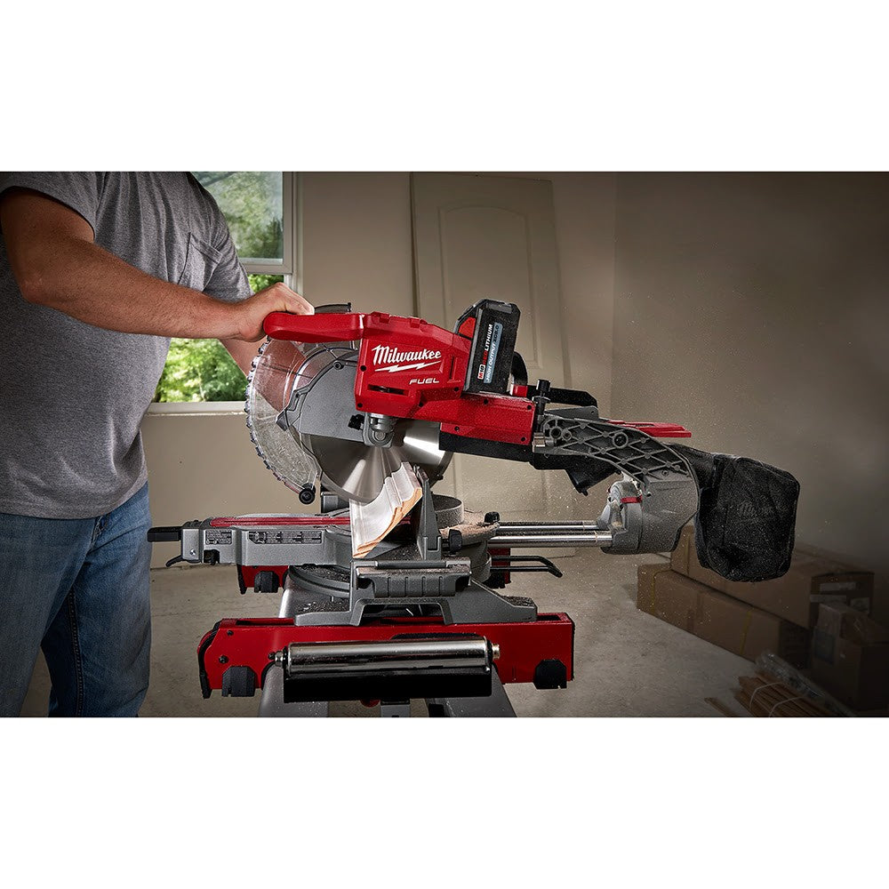 Milwaukee 2734-80 M18 FUEL Dual Bevel Sliding Compound Miter Saw Bare Tool (Reconditioned) - 10
