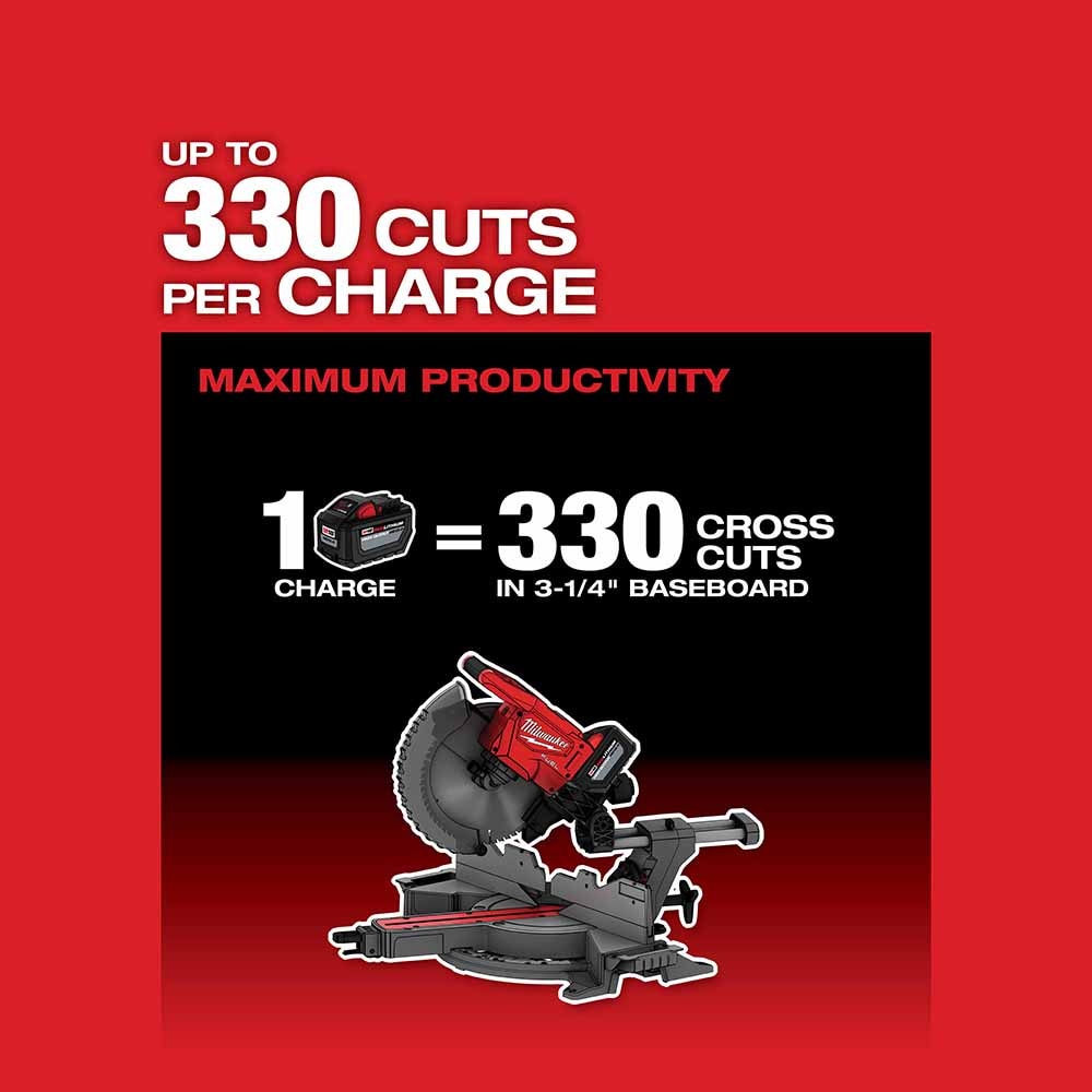 Milwaukee 2739-80 M18 FUEL 12" Dual Bevel Sliding Compound Miter Saw - Bare Tool (Reconditioned) - 5