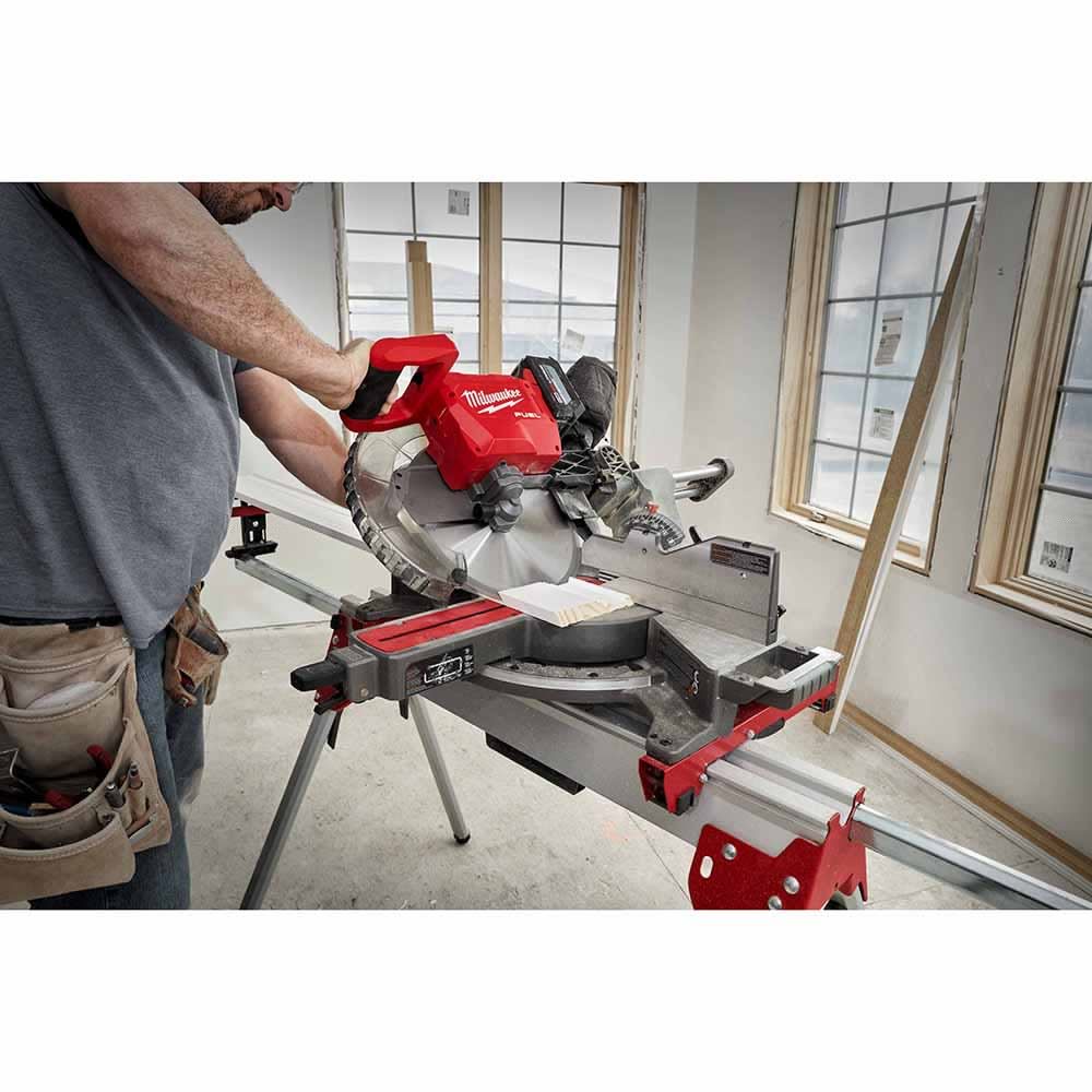 Milwaukee 2739-80 M18 FUEL 12" Dual Bevel Sliding Compound Miter Saw - Bare Tool (Reconditioned) - 9