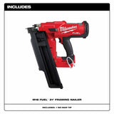 Milwaukee  2744-20 M18 FUEL™ 21 Degree Framing Nailer - 4