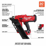 Milwaukee 2745-80 M18 FUEL 30 Degree Framing Nailer (Reconditioned) - 5