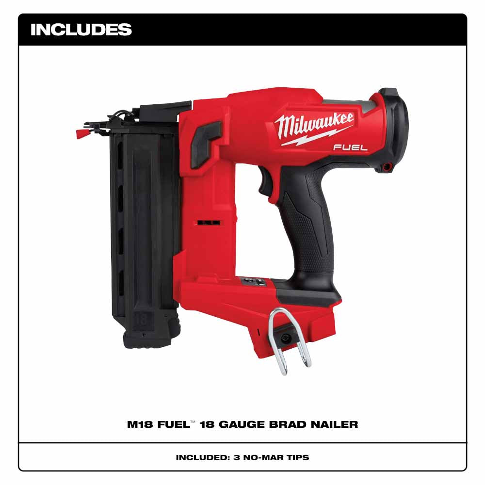 Milwaukee 2746-20 M18 FUEL 18 GAUGE BRAD NAILER - 4