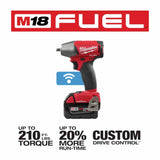 Milwaukee 2758-22 M18 FUEL 3/8" Compact Impact Wrench with Friction Ring with ONE-KEY Kit - 3