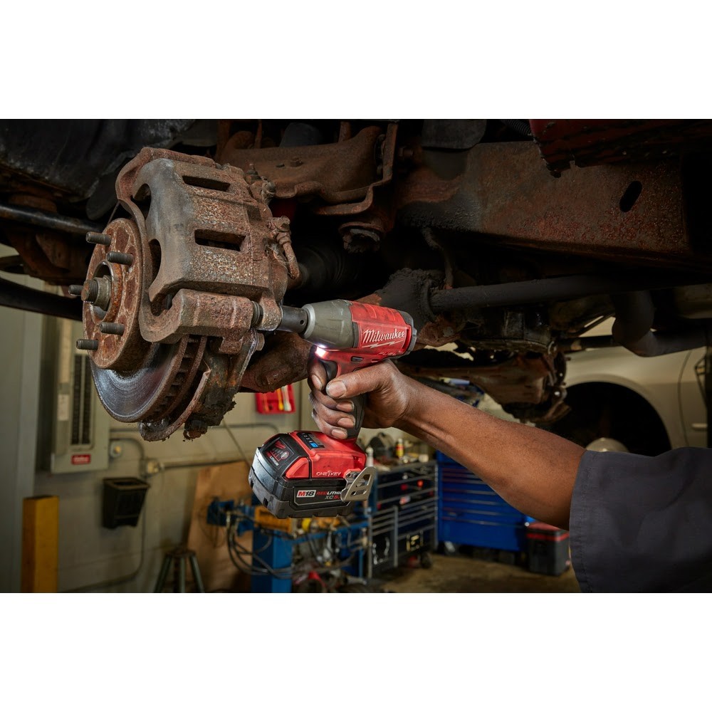 Milwaukee 2759-80 M18 FUEL 1/2" Compact Impact Wrench with Pin Detent with ONE-KEY Bare Tool (Reconditioned) - 9