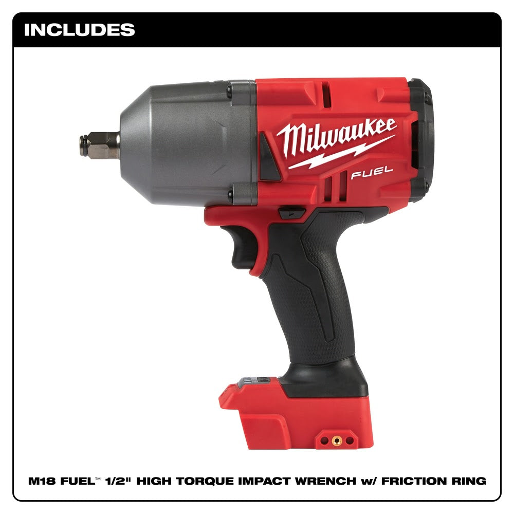 Milwaukee 2767-20 M18 FUEL 1/2" High Torque Impact Wrench w/ Friction Ring - 3