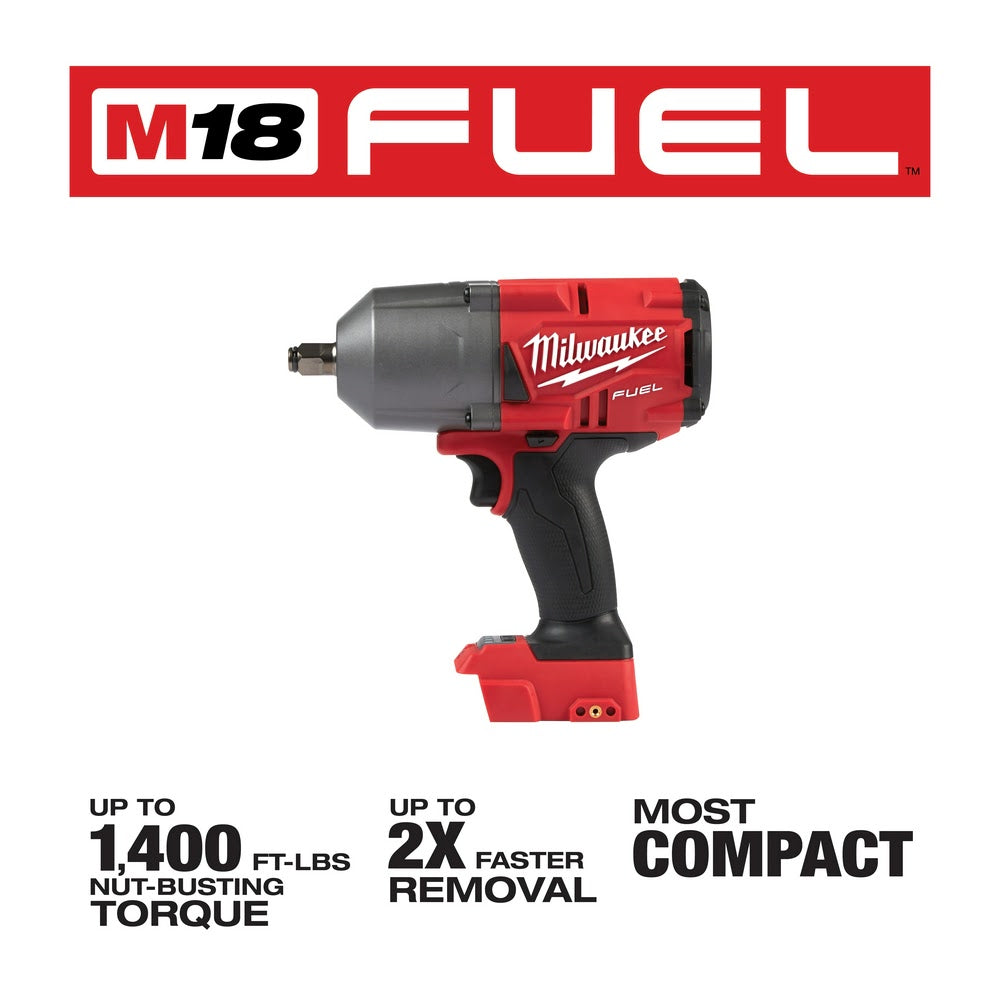 Milwaukee 2767-20 M18 FUEL 1/2" High Torque Impact Wrench w/ Friction Ring - 5