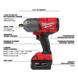 Milwaukee 2767-22GR M18 FUEL HTIW w/ Grease Gun Kit - 8