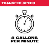 Milwaukee 2771-20 M18 Transfer Pump Bare Tool - 5