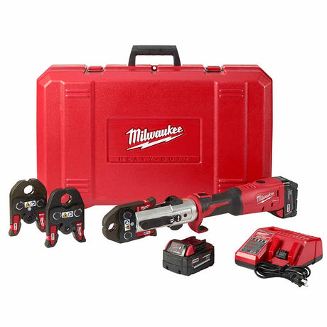 Milwaukee 2773-22L M18 FORCE LOGIC Long Throw Press Tool 1/2" to 1" Kit for Stainless Steel