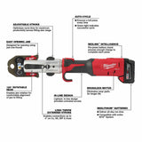 Milwaukee 2773-22L M18 FORCE LOGIC Long Throw Press Tool 1/2" to 1" Kit for Stainless Steel - 4