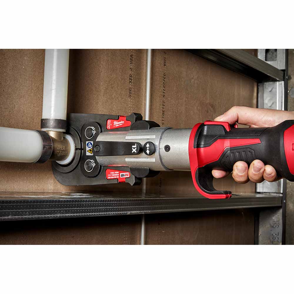 Milwaukee 2773-22L M18 FORCE LOGIC Long Throw Press Tool 1/2" to 1" Kit for Stainless Steel - 13