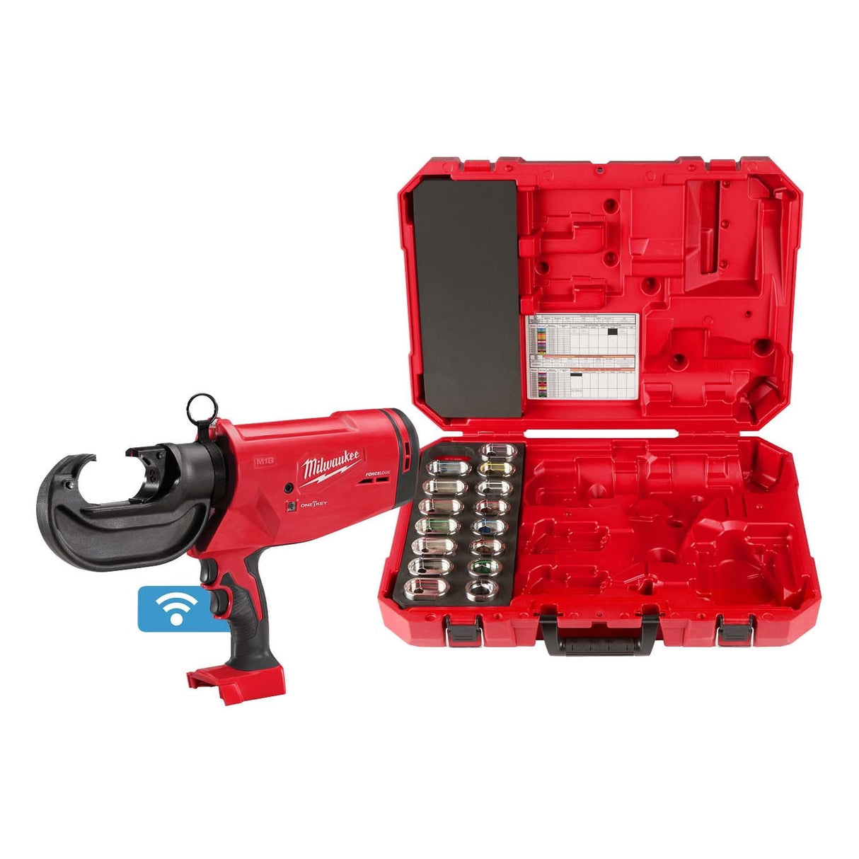 Milwaukee 2779-750CU M18 FORCE LOGIC 750 MCM Crimper with #6 - 750 MCM Copper Dies