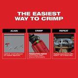 Milwaukee 2779-750CU M18 FORCE LOGIC 750 MCM Crimper with #6 - 750 MCM Copper Dies - 5
