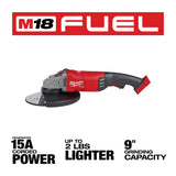 Milwaukee 2785-20 M18 FUEL 7" / 9" Large Angle Grinder - 3