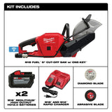 Milwaukee 2786-22HD M18 FUEL 9" Cut-Off Saw w/ ONE-KEY - 3