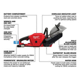 Milwaukee 2786-22HD M18 FUEL 9" Cut-Off Saw w/ ONE-KEY - 8