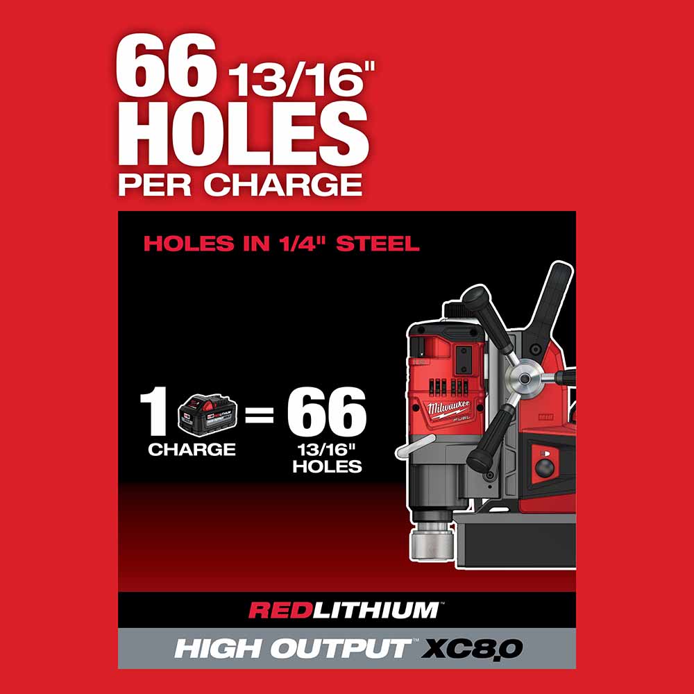 Milwaukee 2787-22HD M18 FUEL™ 1-1/2" Magnetic Drill Kit - 6