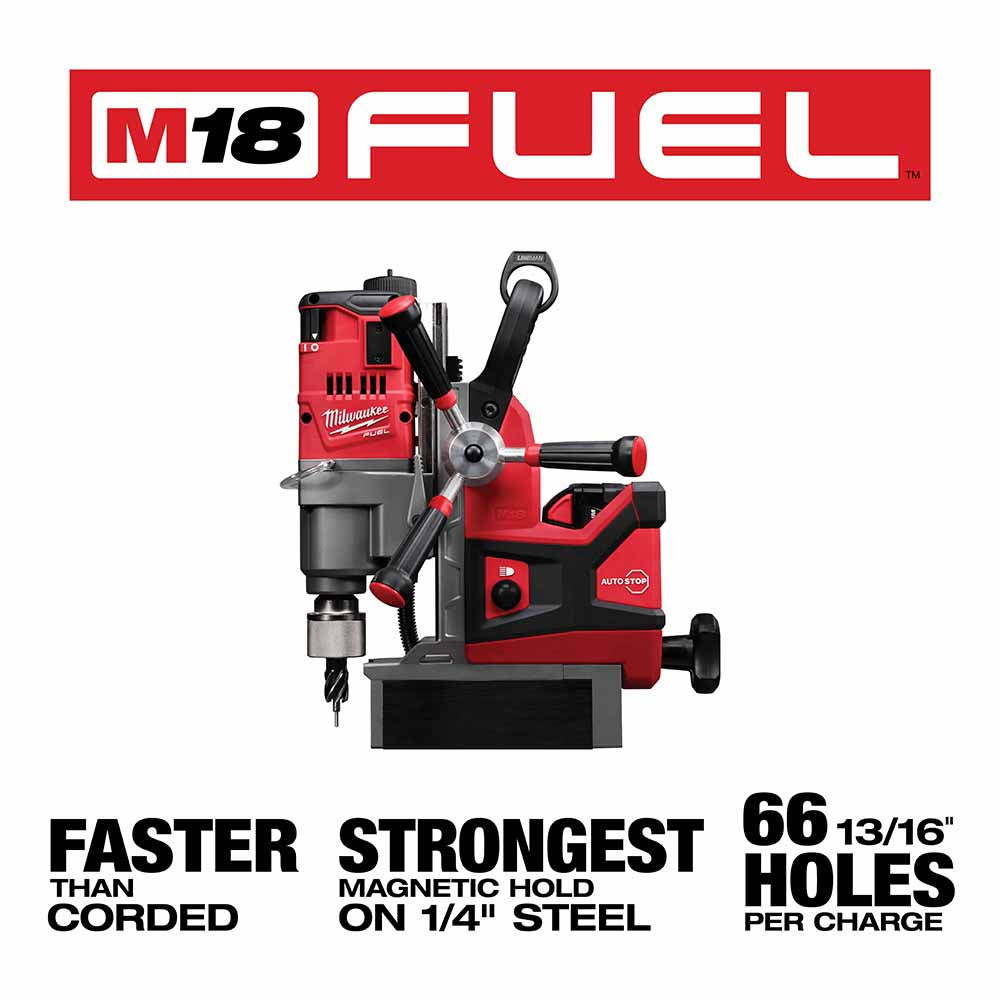 Milwaukee 2788-22HD M18 FUEL 1-1/2" Lineman Magnetic Drill HIGH DEMAND Kit - 3