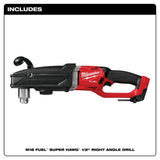 Milwaukee 2809-20 M18 FUEL Super Hawg 1/2" Right Angle Drill - Bare Tool - 2