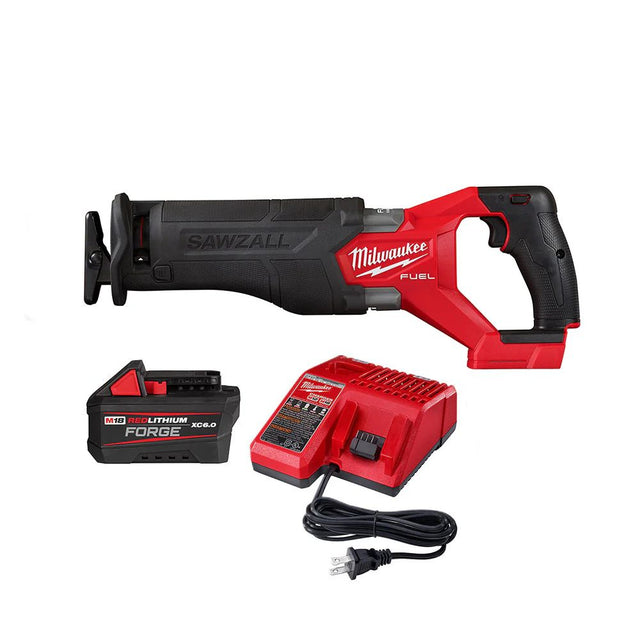 Milwaukee 2821-21F M18 FUEL SAWZALL Recip Saw + Forge Kit