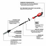 Milwaukee 2825-21PS M18 FUEL 10" Pole Saw Kit w/ QUIK-LOK - 5