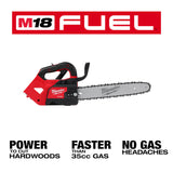 Milwaukee 2826-20T M18 FUEL 14" Top Handle Chainsaw - 2