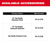 Milwaukee 2826-20T M18 FUEL 14" Top Handle Chainsaw - 13