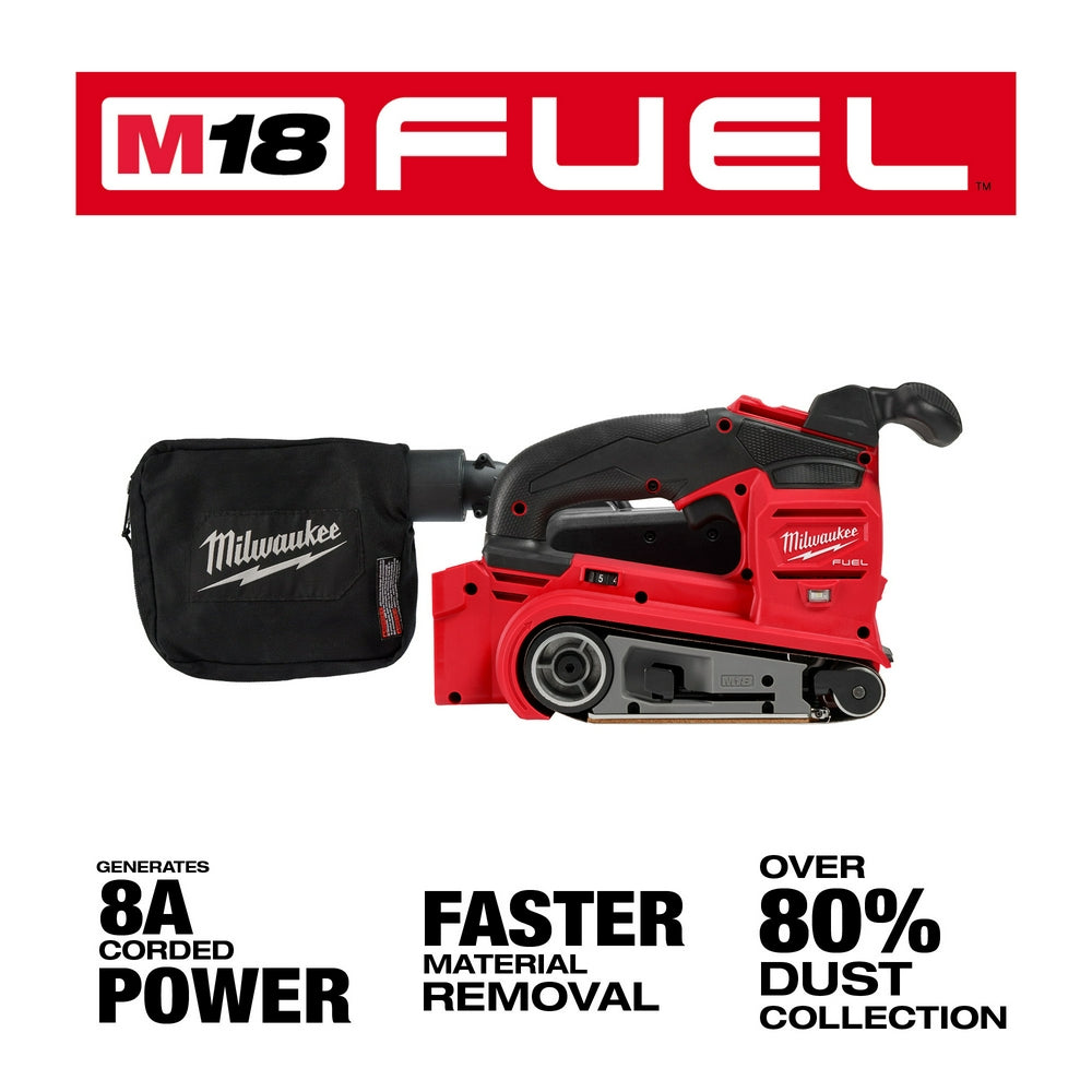 Milwaukee 2832-20 M18 FUEL 3"x18" Belt Sander - 3