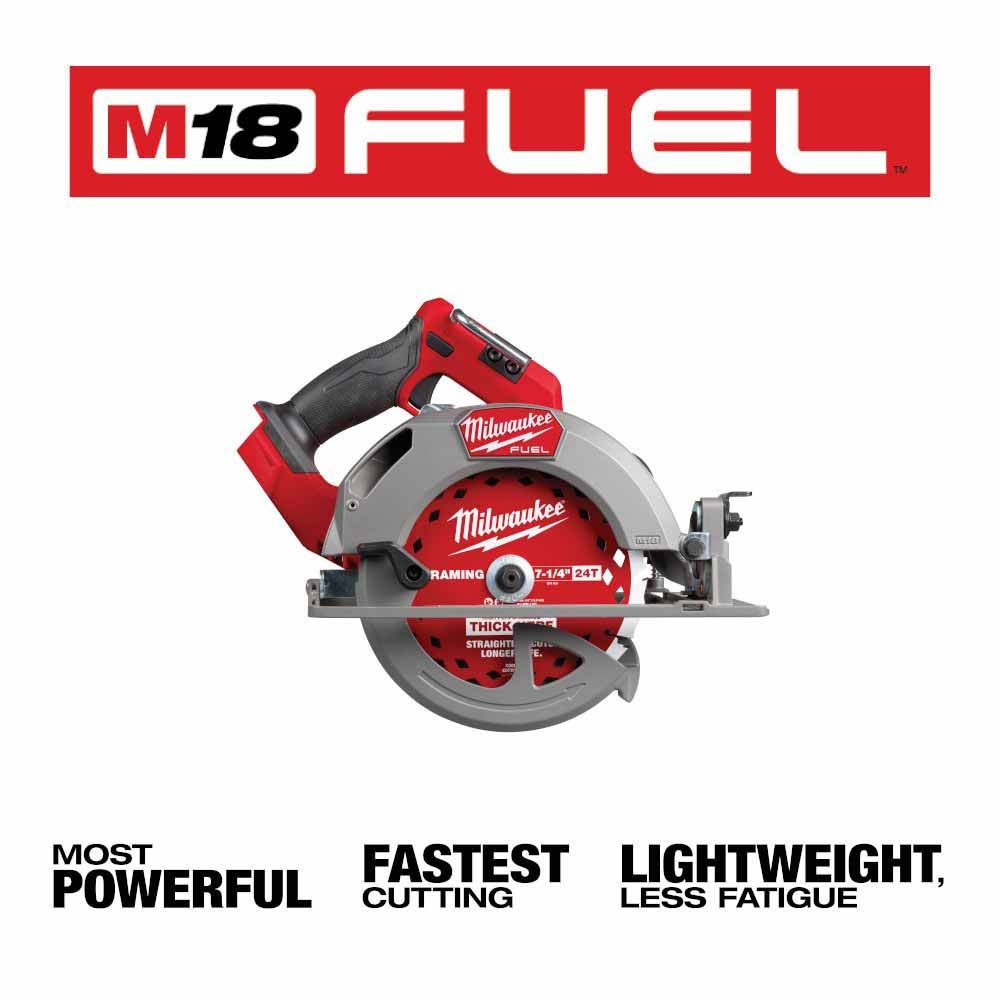 Milwaukee 2834-20 M18 FUEL 7-1/4” Circular Saw (Tool Only) - 2