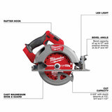 Milwaukee 2834-20 M18 FUEL 7-1/4” Circular Saw (Tool Only) - 4