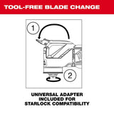 Milwaukee 2836-20 M18 FUEL™ Oscillating Multi-Tool (Bare-Tool) - 9