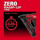 Milwaukee 2839-21HO M18 FUEL Lithium-Ion Brushless Cordless Gen II 15-Gauge Angled Finish Nailer With M18 with 3.0Ah Battery and Charger - 6