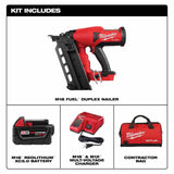 Milwaukee 2844-21 M18 FUEL Duplex Nailer Kit - 3