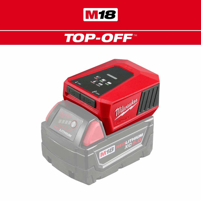 Milwaukee 2847-20 M18 TOP-OFF Charger & Power Supply
