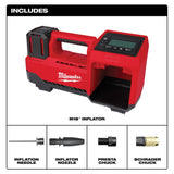 Milwaukee 2848-20 M18 Compact Tire Inflator, Tool Only - 2