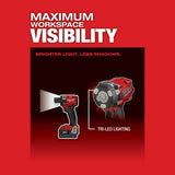 Milwaukee  2855P-20  "M18 FUEL™ 1/2 " Compact Impact Wrench w/ Pin Detent Bare Tool " - 7