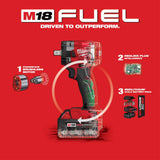 Milwaukee 2855P-22 M18 FUEL™ 1/2" Compact Impact Wrench w/ Pin Detent Kit - 9