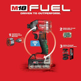 Milwaukee 2857-22 M18 FUEL 1/4" Hex Impact Driver with One Key XC Kit - 9