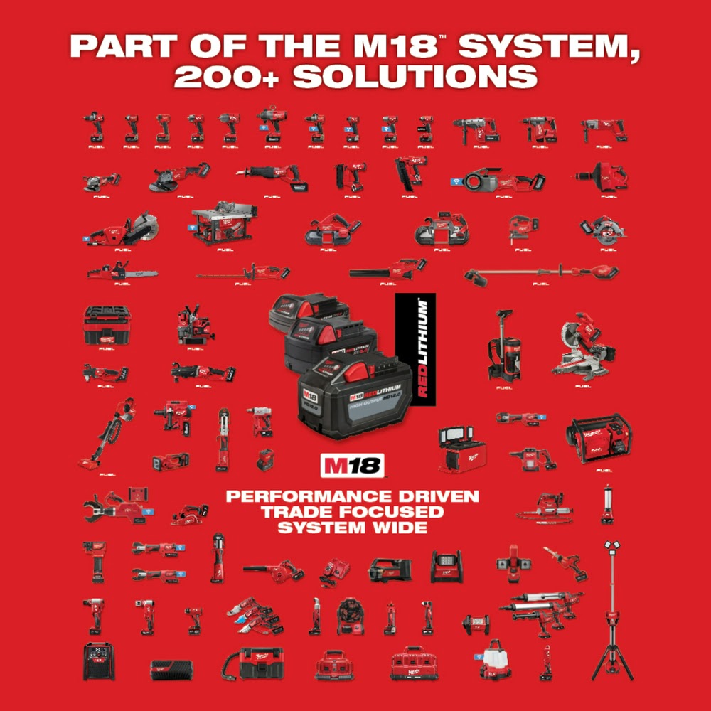 Milwaukee 2866-22 M18 FUEL Drywall Screw Gun Kit with High Capacity Batteries - 14