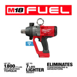 Milwaukee 2867-20 M18 FUEL 1" HTIW Impact Wrench w/ ONE-KEY Bare Tool - 3